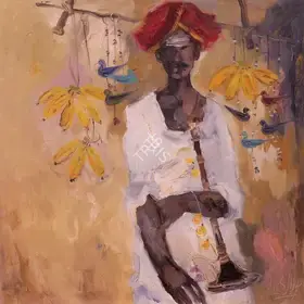 Mani, J. M. S. (Artist). Badami Series, n.d. | Painting