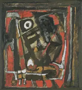 Kudallur, Achutan (Artist). Untitled, 1999 | Painting