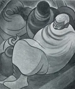 Gujral, Satish (Artist). Thieves in the Night, n.d. | Painting