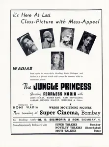 Wadia, Homi (Director), Jungle Princess, 1942 | Advertisement