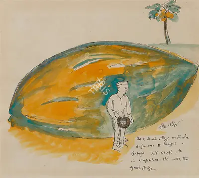 Khakhar, Bhupen (Artist). Untitled, 1994 | Painting