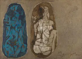Husain, M.F. (Artist). Untitled, 1965 | Painting