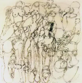 Chandra, Avinash (Artist). Nudes, 1963 | Drawing