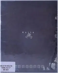 Kolte, Prabhakar (Artist). Prabhakar Kolte, 1996 | Solo Exhibition Catalogue | 00875715