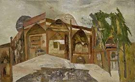 Ramkumar (Artist). Untitled (Banaras), 1990 | Painting