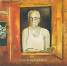 Menon, Anjolie Ela (Artist). Looking Out Of A Window, n.d. | Painting