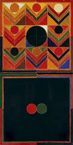 Raza, S.H. (Artist). Ankuran, 1987 | Painting