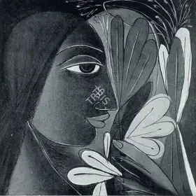 Keyt, George (Artist). Nayika, 1942 | Painting