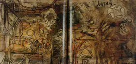 Souza, F.N. (Artist). Untitled (Cityscape), 1961 | Painting