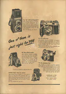 Kodak (Advertiser). One of Them is Just Right for You, 1951 | Advertisement