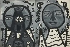 Parekh, Madhavi (Artist). Jungle God, 1996 | Painting