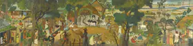 Bendre, N.S. (Artist). Study For Rashtrapati Bhavan, 1946 | Painting