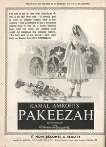 Amrohi, Kamal (Producer), Pakeezah, 1971 | Advertisement