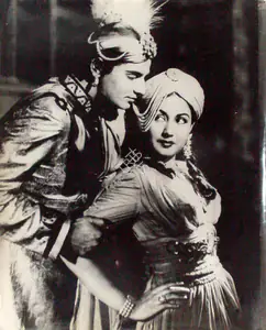 Wadadeker, Anant (Cinematographer), Aladdin Aur Jaadui Chiraag, 1952 | Photographic Still