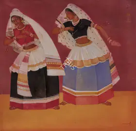 Sarkar, Sushil (Artist). Untitled, 1953 | Painting