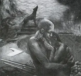 Sud, Anupam (Artist). The Howl, 1987 | Painting