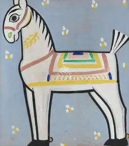 Roy, Jamini (Artist). Horse, n.d. | Painting