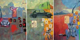 Shetty, Sudarshan (Artist). Panoptican & I, 2003 | Painting