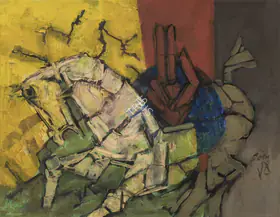 Husain, M.F. (Artist). Untitled, circa 1960s | Painting
