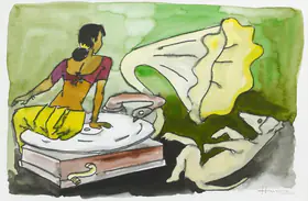 Husain, M.F. (Artist). Untitled, n.d. | Painting