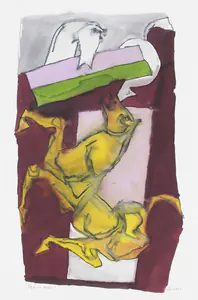 Husain, M.F. (Artist). Equus Nine, n.d. | Painting