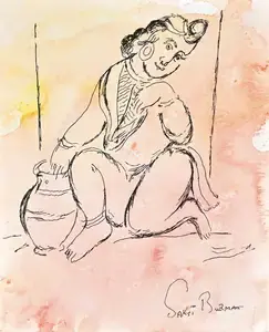 Burman, Sakti (Artist). Untitled, 2020 | Painting