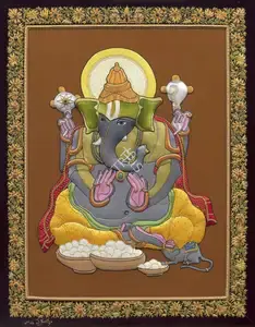 Vaikuntam, Thota (Artist). Embroidered Work, n.d. | Tapestry