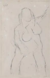 Mehta, Tyeb (Artist). Untitled, 1988 | Drawing