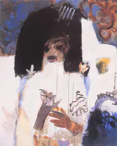 Mazumdar, Chittrovanu (Artist). Untitled, 1994 | Painting