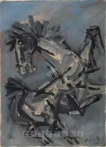 Husain, M.F. (Artist). Untitled, n.d. | Painting