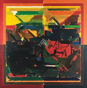 Raza, S.H. (Artist). Paysage, 1972 | Painting