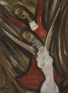 Khastgir, Sudhir (Artist). Untitled, 1957 | Painting