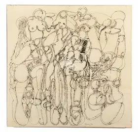 Chandra, Avinash (Artist). Nudes, 1963 | Drawing