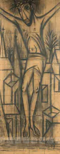 Raiba, A.A. (Artist). Christ, 1964 | Drawing