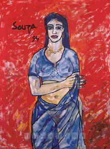 Souza, F.N. (Artist). Untitled, 1994 | Painting