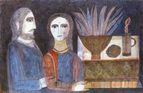 Narayan, Badri (Artist). Untitled, n.d. | Painting