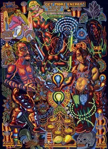 Mitra, Anirban (Artist). Bulb Ka Jalna (The Magic Show) Let there be light, 2015 | Painting