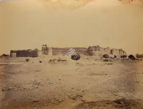 Bourne, Samuel (Photographer). Ruins of Purana Kila, The Old Fort, Delhi, Mid 1860s | Antiquarian Photograph