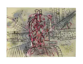 Souza, F.N. (Artist). Astronaut, 1966 | Painting