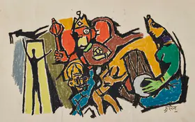 Husain, M.F. (Artist). Untitled, c.1960s | Painting