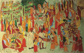 Parimoo, Ratan (Artist). Harni Mela, 1956 | Painting