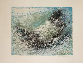 Reddy, Krishna (Artist). La Vague, 1963 | Painting