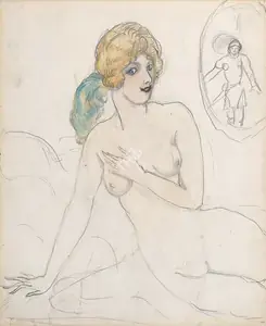 Sher-Gil, Amrita (Artist). Untitled, circa 1930 | Painting