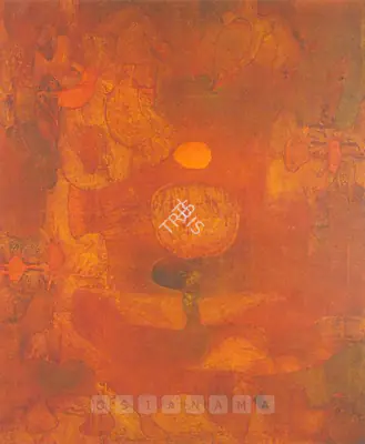 Gaitonde VS Artist Untitled Oil on canvas 1976 Painting 00878025