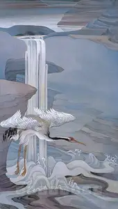 Chakladar, Amalnath (Artist). Landing Bird, 1984 | Painting