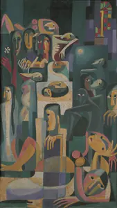 Kar, Sanat (Artist). Untitled, 1959 | Painting