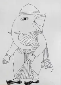 Narayan, Badri (Artist). Untitled, n.d. | Drawing
