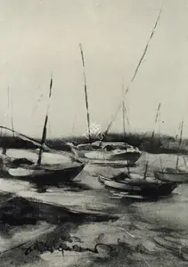 Solegaonkar, Govind Madhav (Artist). Seascape, n.d. | Painting