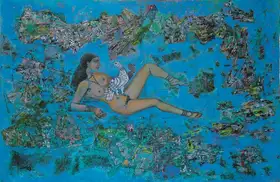Santhanaraj, A.P. (Artist). Woman, 2003 | Painting