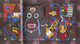 Chitrakar, Swarna (Artist). Tsunami, n.d. | Print